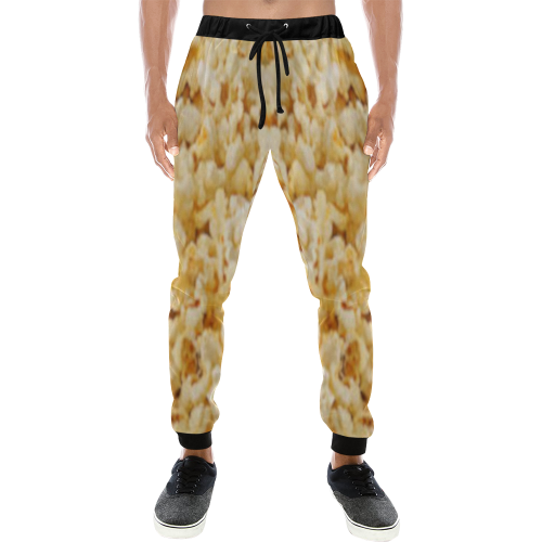 popcorn pop Men's All Over Print Sweatpants/Large Size (Model L11)