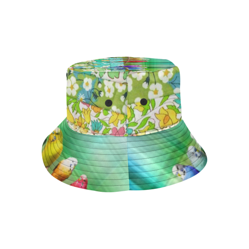 Summer Budgies 2 All Over Print Bucket Hat