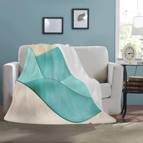sun space #modern #art Ultra-Soft Micro Fleece Blanket 50"x60"
