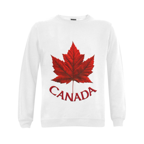 Canada Maple Leaf  Sweatshirts Canada Souvenir Shirts Gildan Crewneck Sweatshirt(NEW) (Model H01)