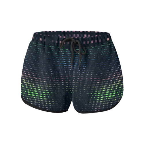 Prismic Rainbow Women's All Over Print Relaxed Shorts (Model L19)