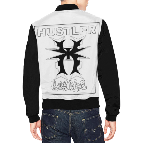 Hustler Shaolin Gear Xin Xaio Jacket All Over Print Bomber Jacket for Men/Large Size (Model H19)