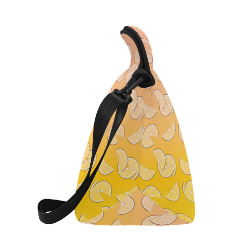 grapefruit pattern Neoprene Lunch Bag/Large (Model 1669)