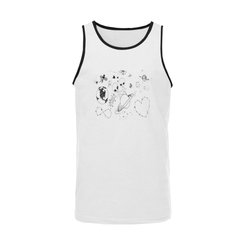 We, eternally united to new worlds. Men's All Over Print Tank Top (Model T57)