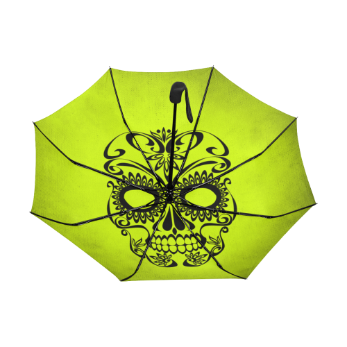 Skull20170333_by_JAMColors Anti-UV Auto-Foldable Umbrella (Underside Printing) (U06)