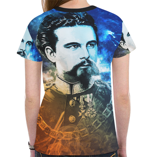 Ludwig II epic Women's Custom T-Shirt New All Over Print T-shirt for Women (Model T45)