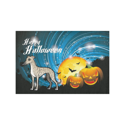 Happy Halloween Whippet Placemat 12’’ x 18’’ (Six Pieces)