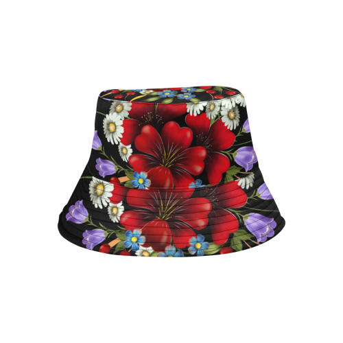 Bouquet Of Flowers All Over Print Bucket Hat for Men