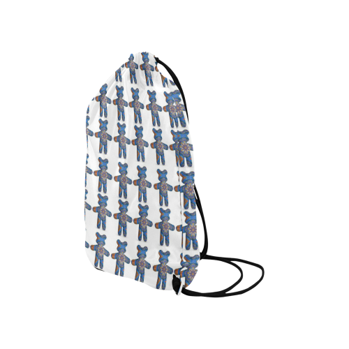 nounours 3 Small Drawstring Bag Model 1604 (Twin Sides) 11"(W) * 17.7"(H)