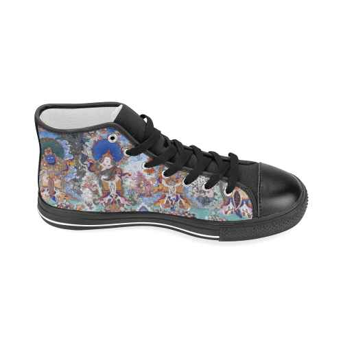 Four Heavenly Kings, by Ivan Venerucci Italian Style Women's Classic High Top Canvas Shoes (Model 017)