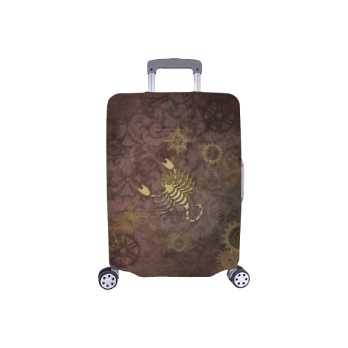 Steampunk Zodiac Scorpio Luggage Cover/Small 18"-21"