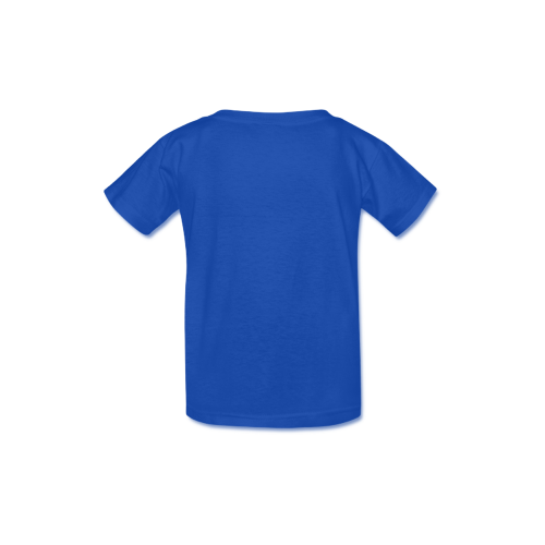 Dolphin Love Blue Kid's  Classic T-shirt (Model T22)