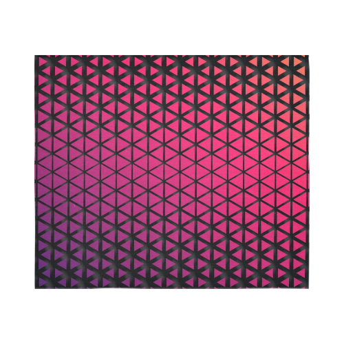 triangle patterns #pattern Cotton Linen Wall Tapestry 60"x 51"