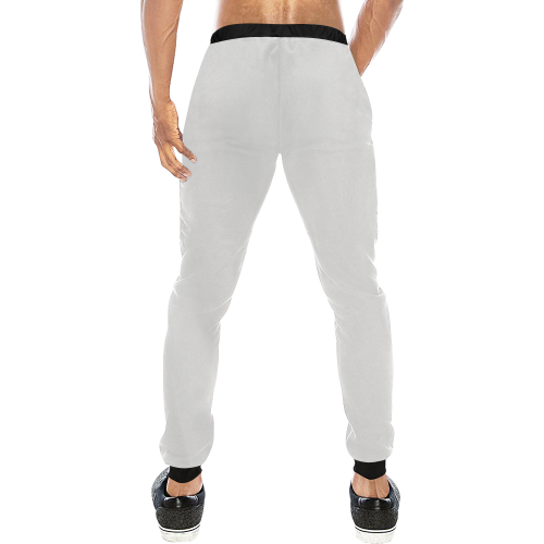 Hustler Half Face Pants Men's All Over Print Sweatpants/Large Size (Model L11)