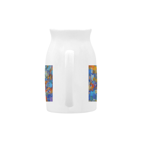 Colorful paint strokes Milk Cup (Large) 450ml