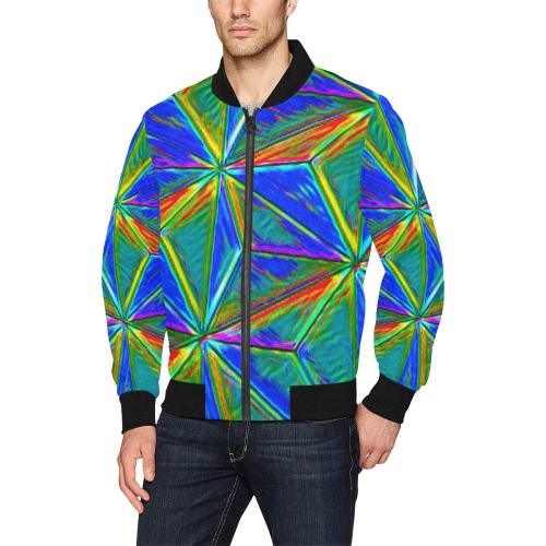 Vivid Life 1E  by JamColors All Over Print Bomber Jacket for Men (Model H31)