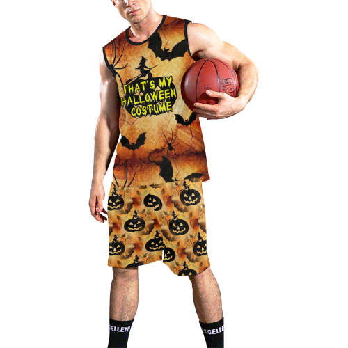 Halloween by Nico Bielow All Over Print Basketball Uniform