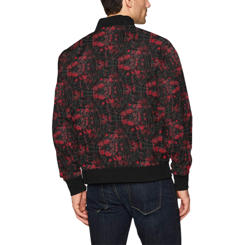 Scary Spider by Artdream All Over Print Bomber Jacket for Men (Model H31)