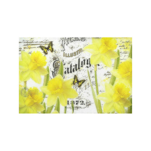 vintage daffodils Placemat 12’’ x 18’’ (Set of 4)