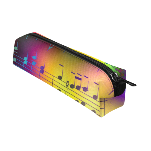 Music, colorful and cheerful A by JamColors Pencil Pouch/Small (Model 1681)