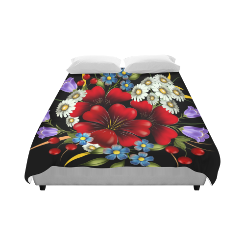 Bouquet Of Flowers Duvet Cover 86"x70" ( All-over-print)