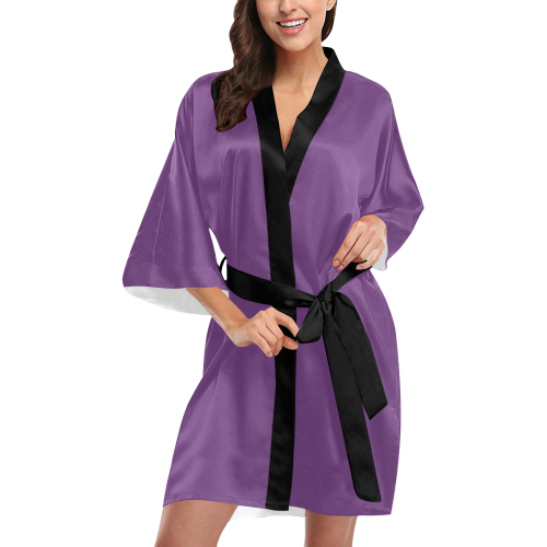 Bright Violet Kimono Robe