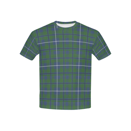 Douglas Tartan Kids' All Over Print T-shirt (USA Size) (Model T40)