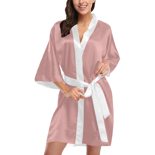 Pressed Rose Kimono Robe