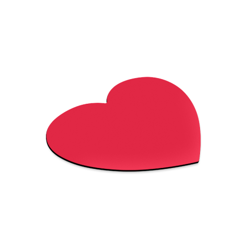 color Spanish red Heart-shaped Mousepad