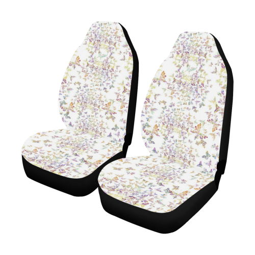 butterflies dance 3 Car Seat Covers (Set of 2)