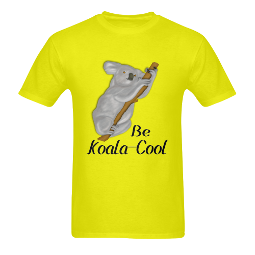 Be Koala Cool Men's T-Shirt in USA Size (Two Sides Printing)