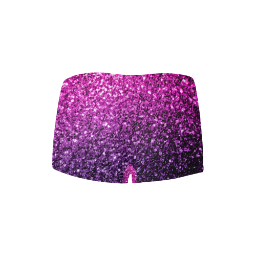 Beautiful Purple Pink Ombre glitter sparkles Women's All Over Print Boyshort Panties (Model L31)