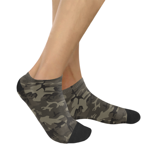Camo Grey Women's Ankle Socks