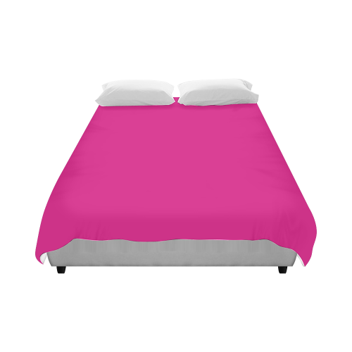 color Barbie pink Duvet Cover 86"x70" ( All-over-print)
