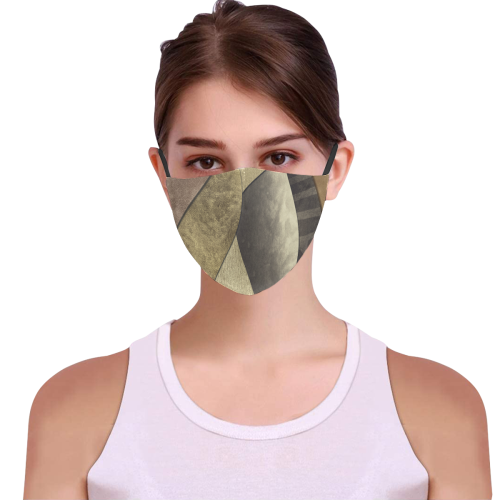 sun space #modern #art 3D Mouth Mask with Drawstring (60 Filters Included) (Model M04) (Non-medical Products)