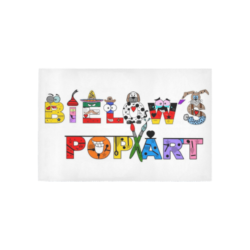 Pop Art by Nico Bielow Area Rug 5'x3'3''