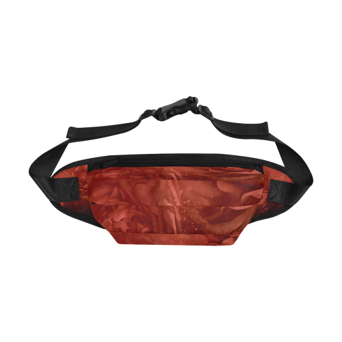 Wonderful red flowers Fanny Pack/Large (Model 1676)