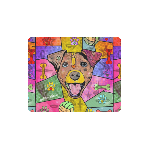 Jack Russel by Nico Bielow Rectangle Mousepad