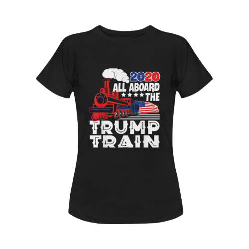 All aboard the Trump train Women's T-Shirt in USA Size (Front Printing Only)