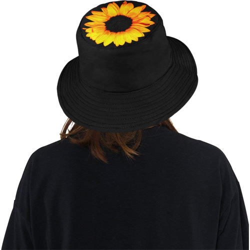 sunflower All Over Print Bucket Hat