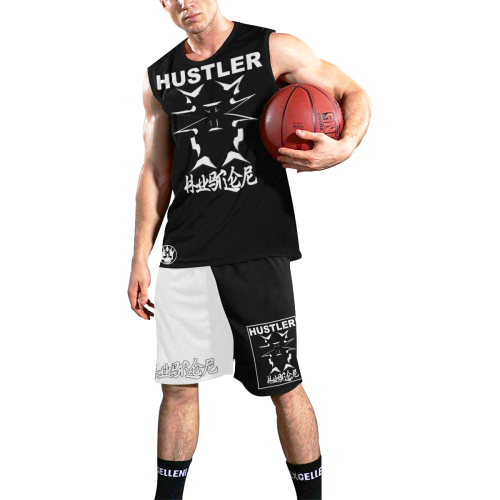 Basketball Mash-Up Hustler Shaolin All Over Print Basketball Uniform