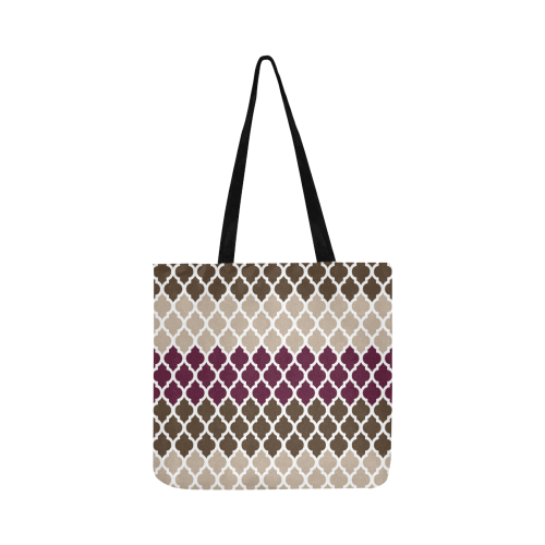stripe lace pattern Reusable Shopping Bag Model 1660 (Two sides)