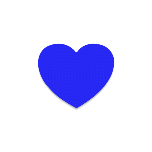 color blue Heart Coaster