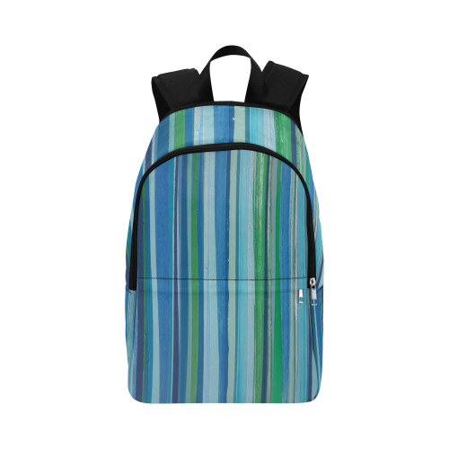 painted stripe Fabric Backpack for Adult (Model 1659)