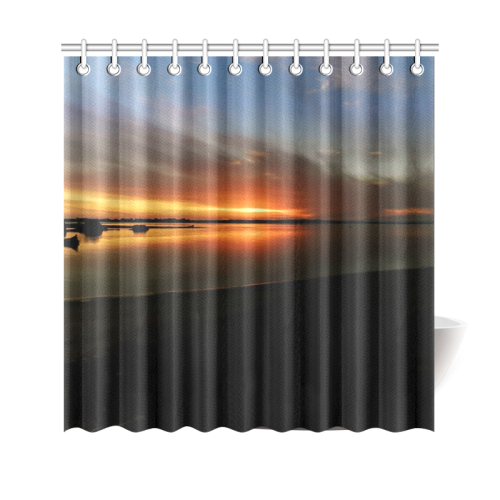 sunset brilliant Shower Curtain 69"x70"