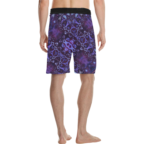 Shifting Purple Men's All Over Print Casual Shorts (Model L23)