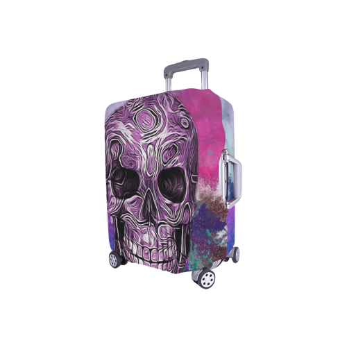Skull-Unusual and unique 10 by JamColors Luggage Cover/Small 18"-21"
