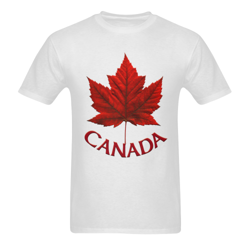 Canada Maple Leaf T-shirt Classic - AU Men's T-shirt in USA Size (Two Sides Printing) (Model T02)