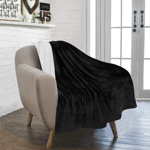color black Ultra-Soft Micro Fleece Blanket 30''x40''