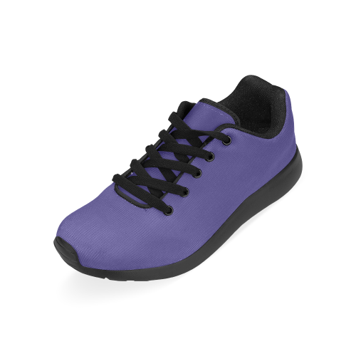 color dark slate blue Kid's Running Shoes (Model 020)